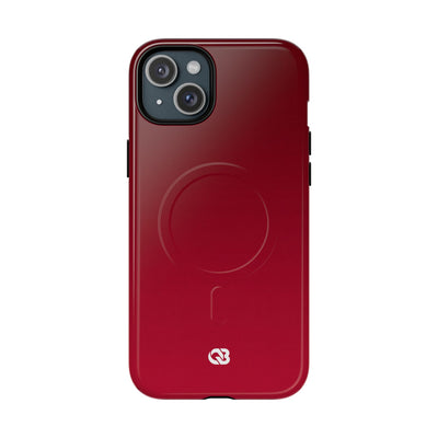 Red Tough 2.0 Magsafe Phone Case for iPhone - Crimson Velvet Fade