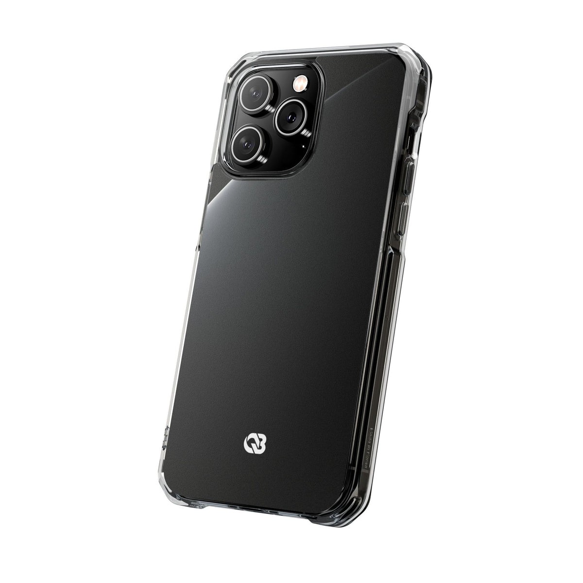 Obsidian Horizon · Clear Impact Magnetic Phone Case for iPhone ·  Black