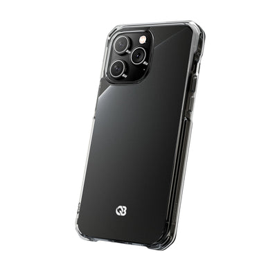 Obsidian Horizon · Clear Impact Magnetic Phone Case for iPhone ·  Black