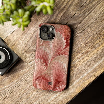 Blush Petal Plume · Tough Phone Case for iPhone · Pink