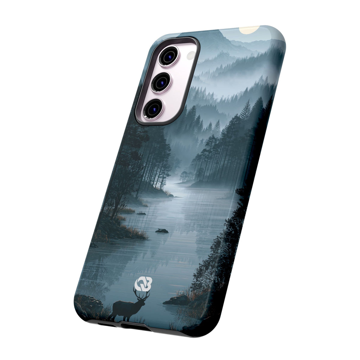 Silent Nordic Fjord · Tough Phone Case for Samsung · Blue