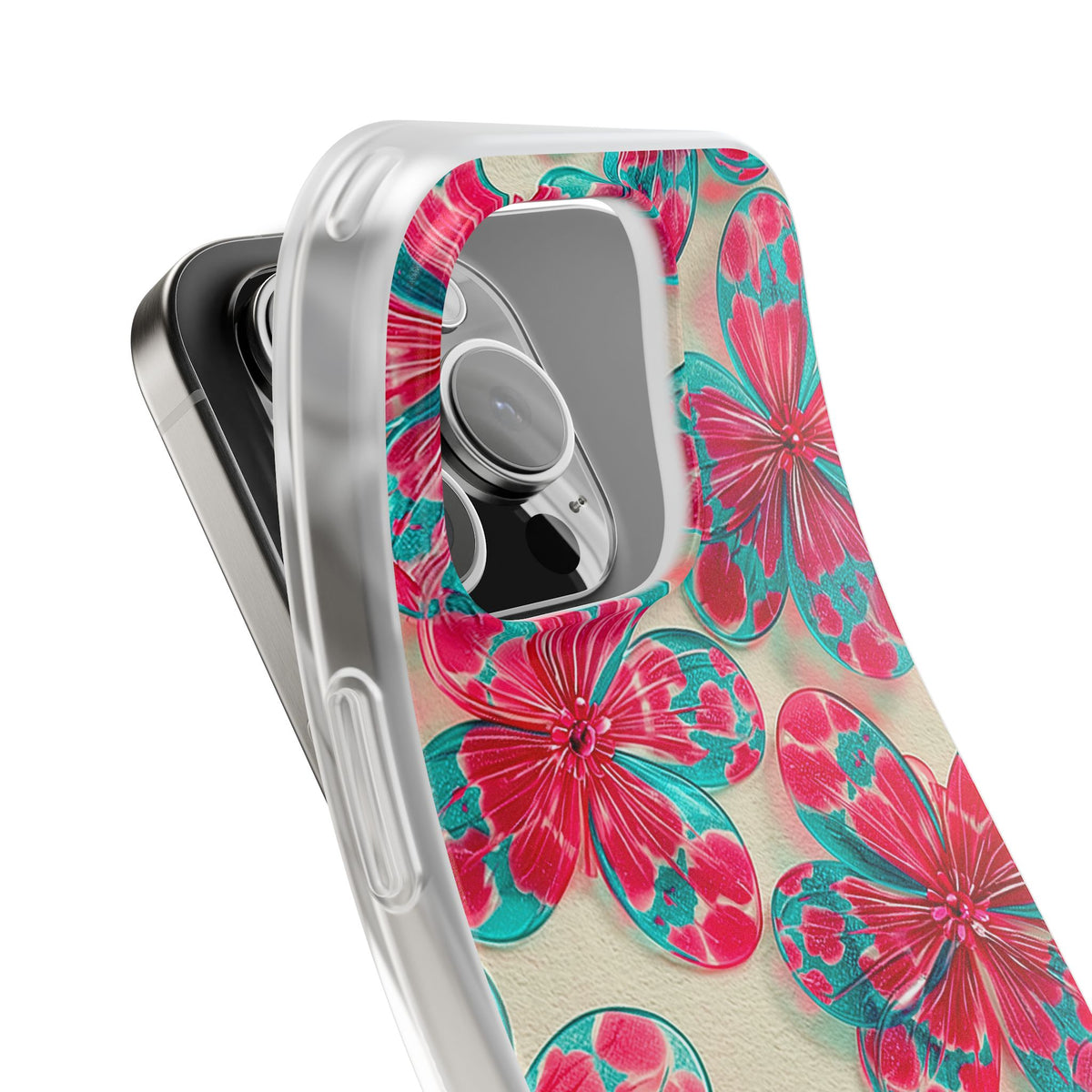 Lucite Jelly Bloom · Lite Phone Case for iPhone ·  Pink
