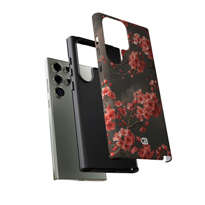 Dark Sakura Nocturne · Tough Phone Case for Samsung · Black