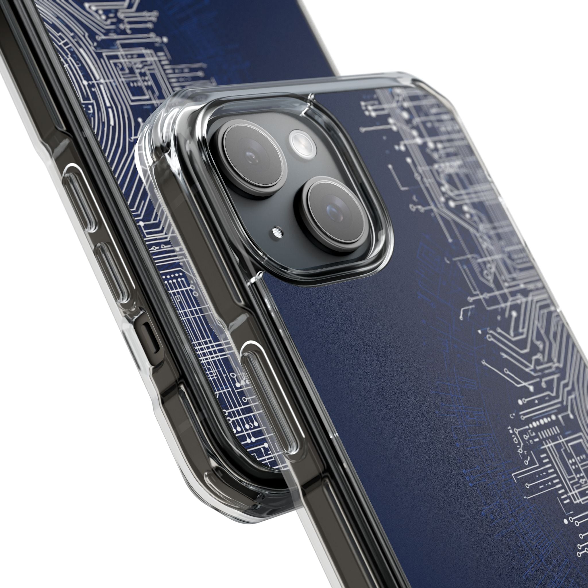 Blue Impact MagSafe Phone Case for iPhone - Cobalt Circuit Logic