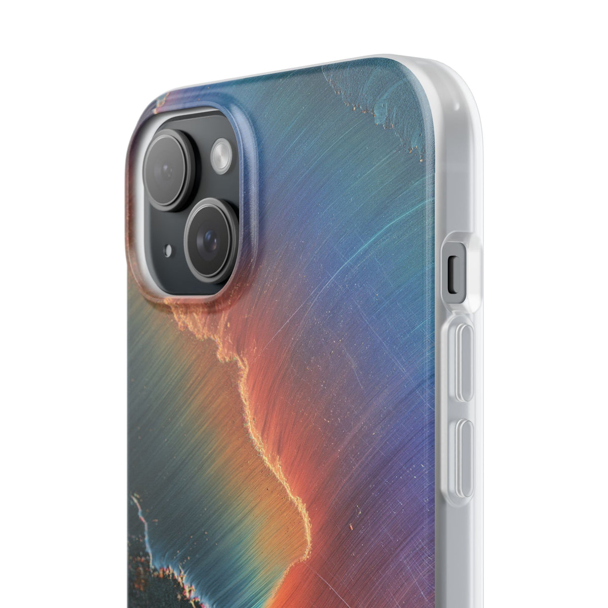 Prismatic Aura Shift · Lite Phone Case for iPhone ·  Blue