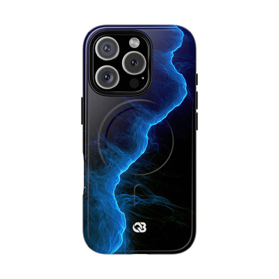 Electric Azure Drift · Tough 2.0 Magnetic Phone Case for iPhone · Blue