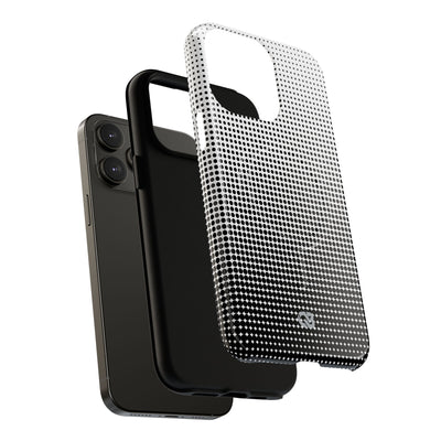 Black Tough 2.0 Magsafe Phone Case for iPhone - Obsidian Halftone Flux