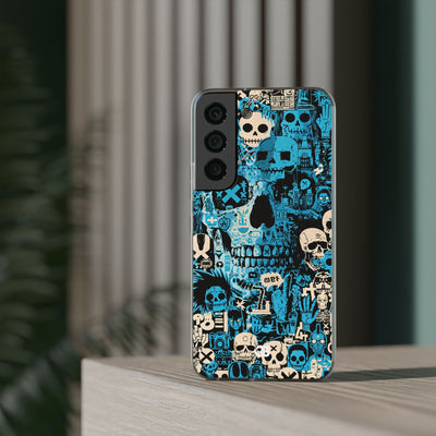 Electric Skull Graffiti · Lite Phone Case for Samsung · Blue