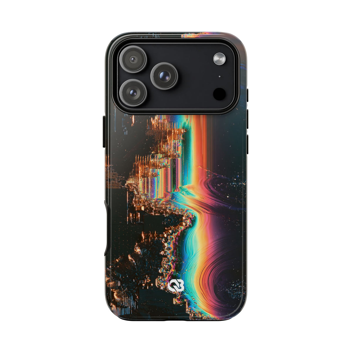 Prismatic Circuit · Tough Phone Case for iPhone · Black