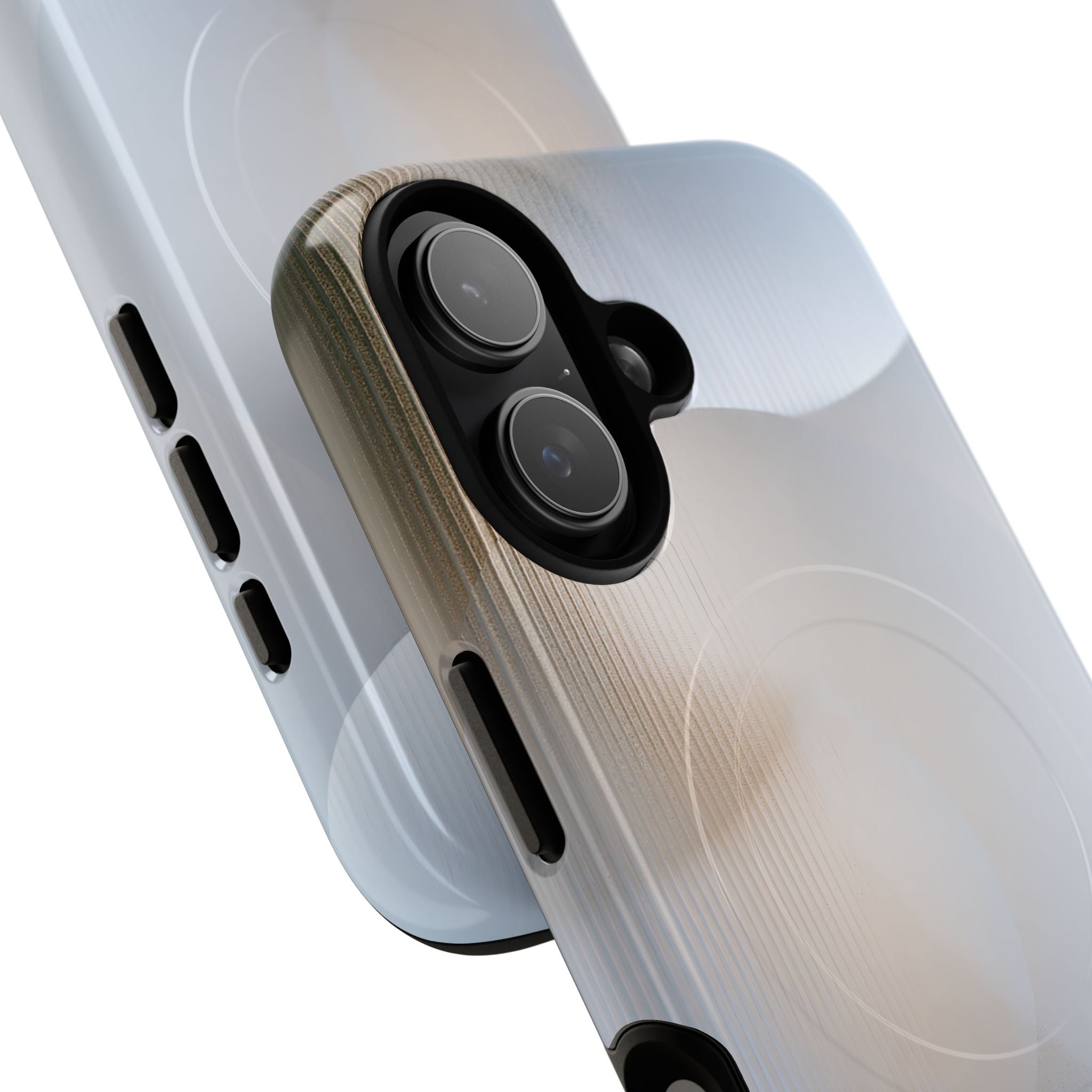 White Tough 2.0 Magsafe Phone Case for iPhone - Frosted Ribbed Sphere