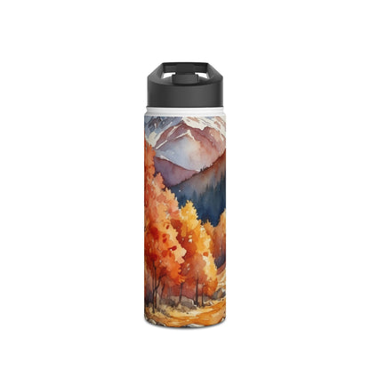 Autumn Mountain - Stainless Steel Water Bottle