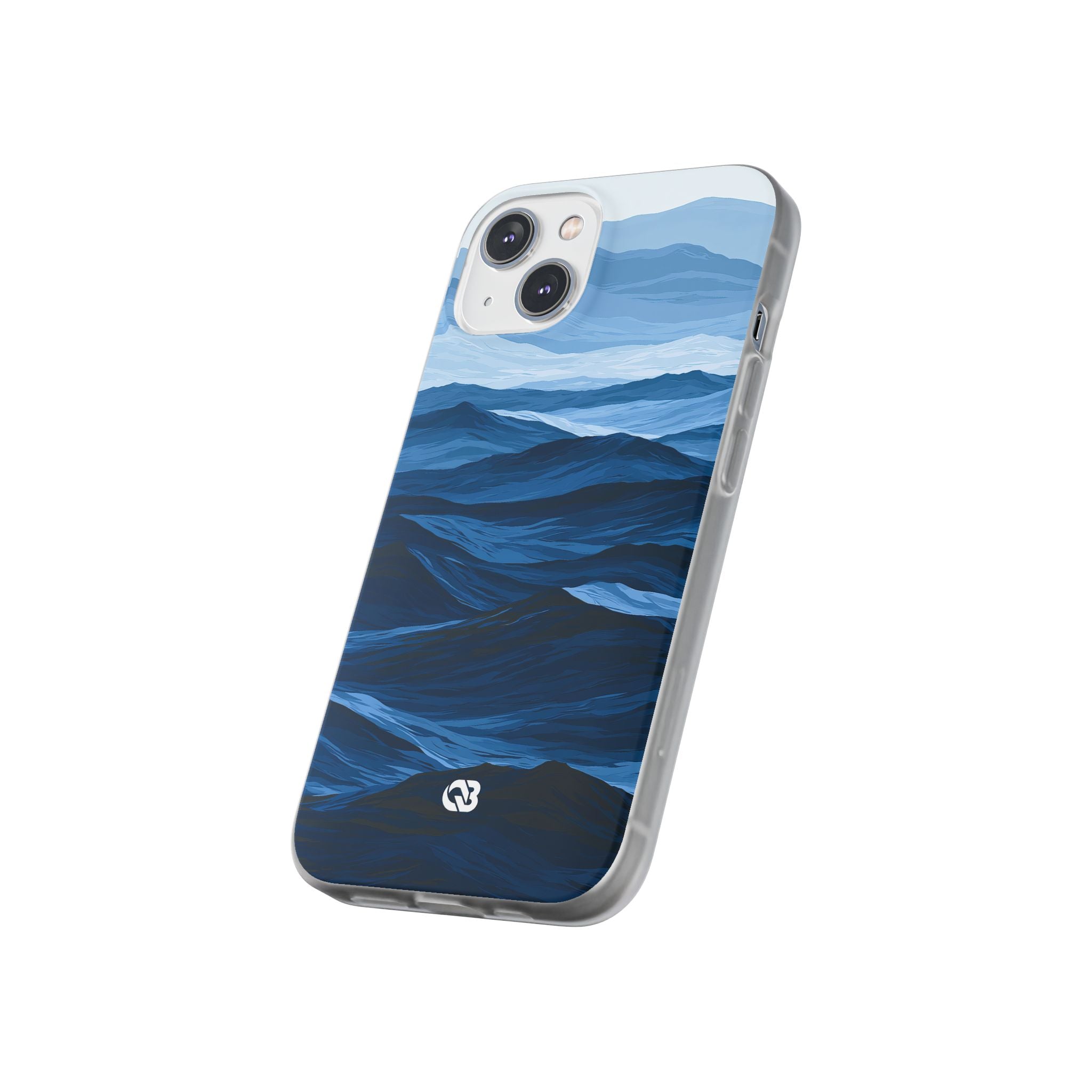 Blue Lite Phone Case for iPhone - Cobalt Ridge Tides