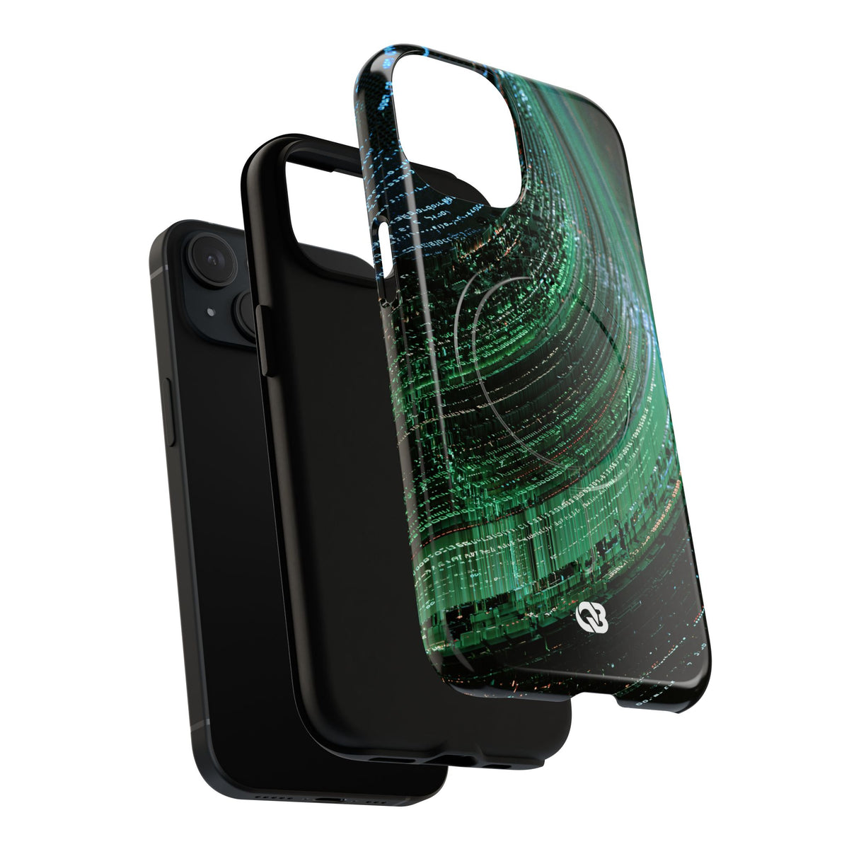 Orbital Data Stream · Tough 2.0 Magnetic Phone Case for iPhone · Green