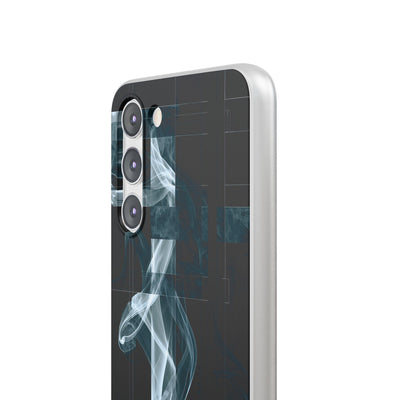 Black Lite Phone Case for Samsung - Arctic Vapor Grid