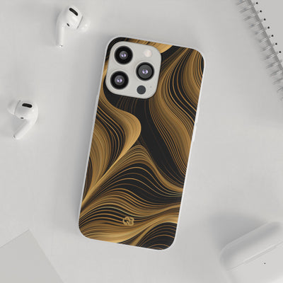 Gilded Strata · Lite Phone Case for iPhone ·  Gold