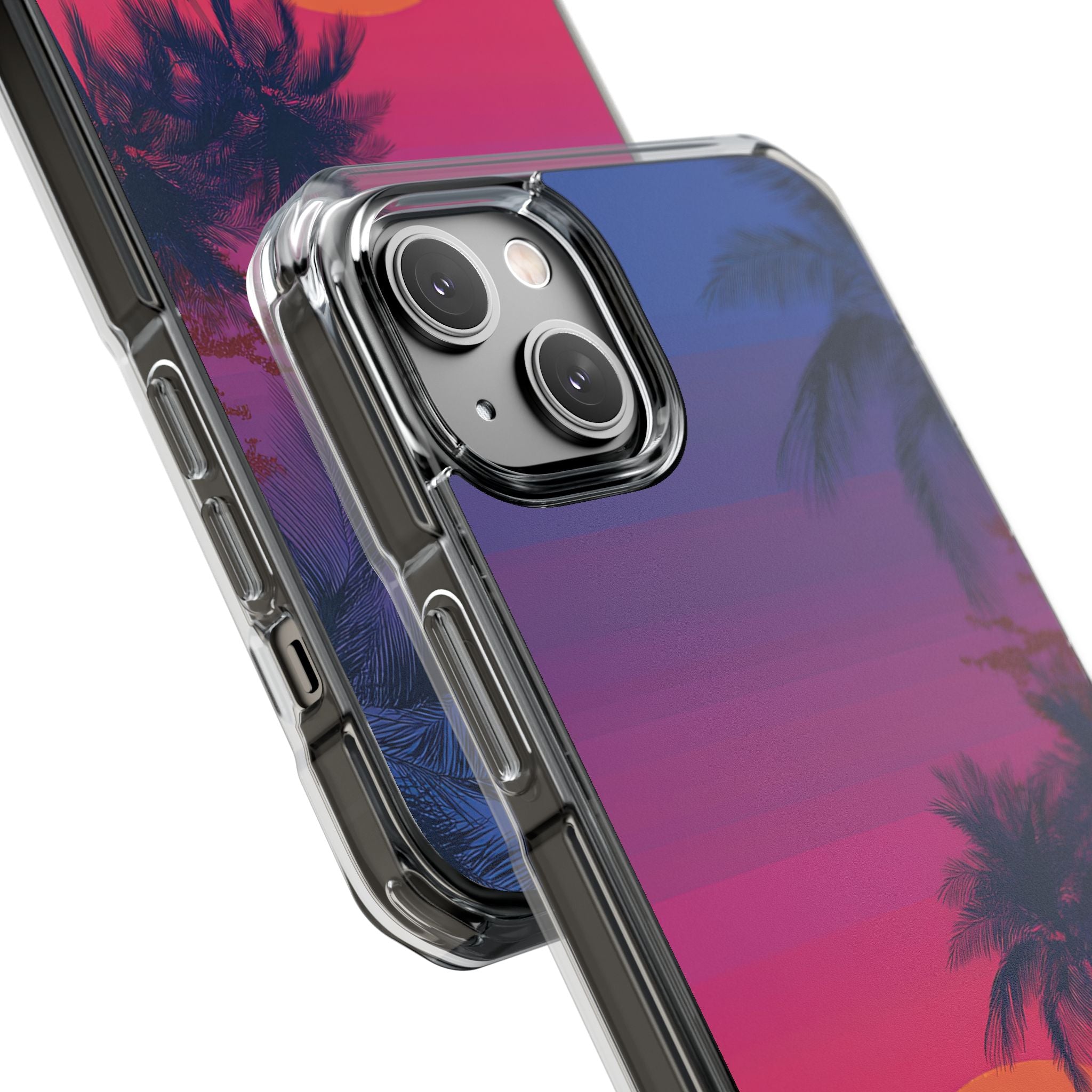 Neon Horizon Palms · Impact Phone Case for iPhone · Magsafe