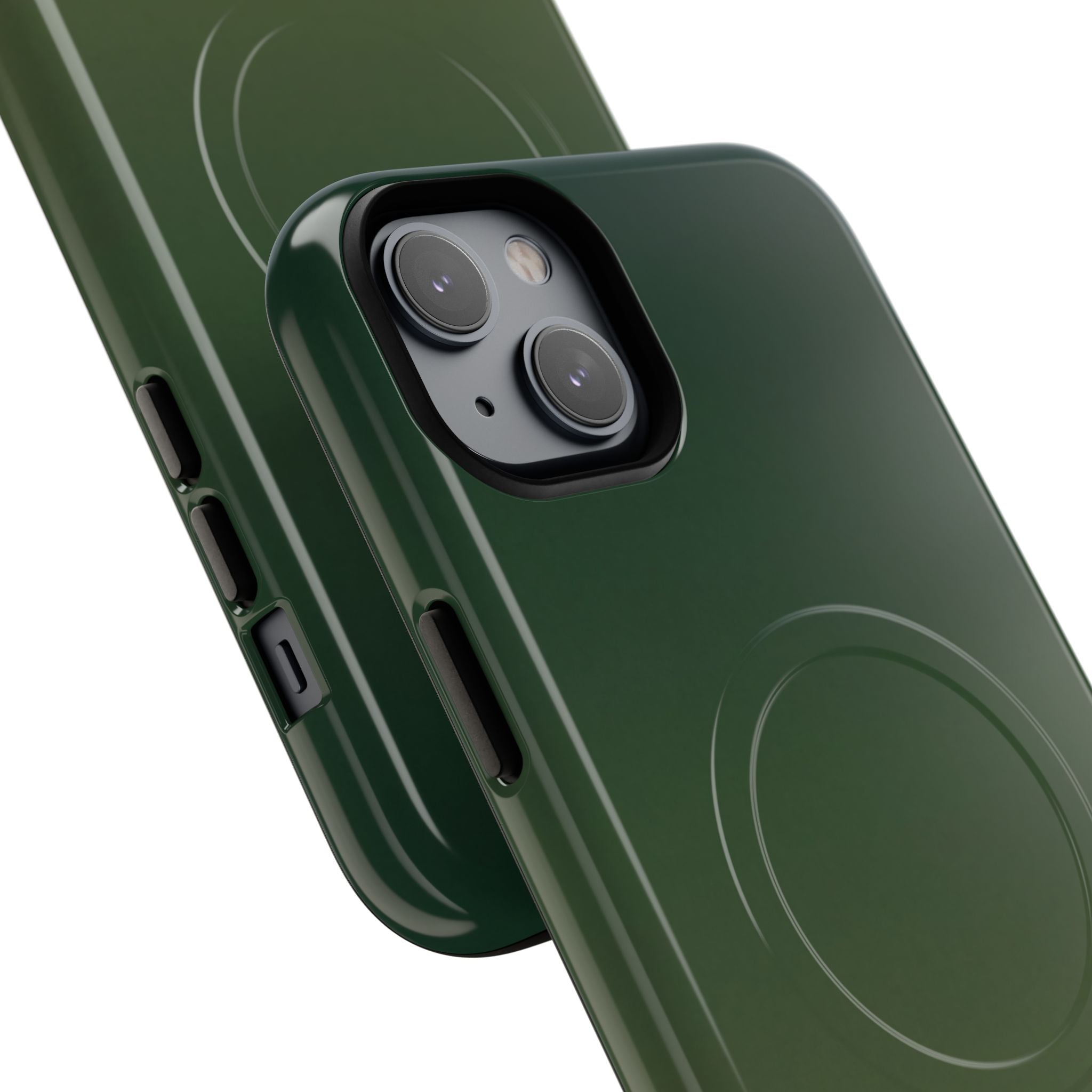 Green Tough 2.0 Magsafe Phone Case for iPhone - Shadow Moss Grain