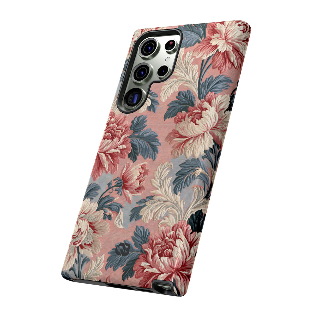 Blush Peony Jacquard · Tough Phone Case for Samsung · Pink