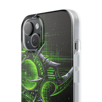 Cyber Sigil Grid · Lite Phone Case for iPhone ·  Green