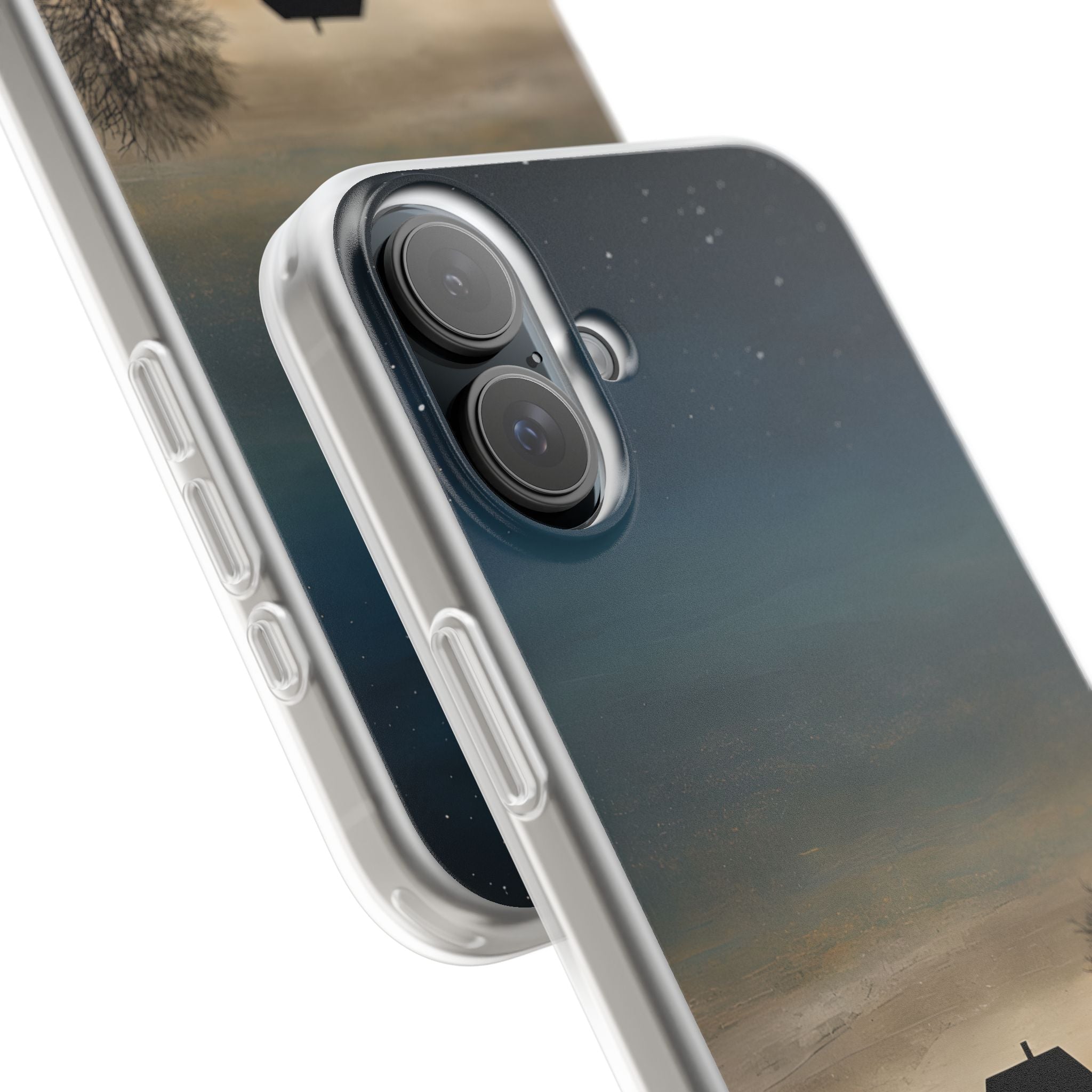 Midnight Cabin Glow · Soft Phone Case for iPhone