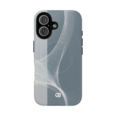 Slate Contour Drift · Tough 2.0 Magnetic Phone Case for iPhone · Grey