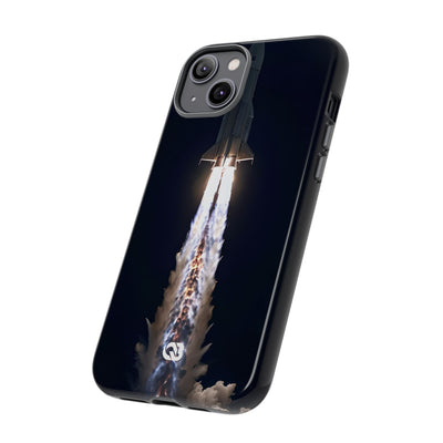 Obsidian Rocket Ascent · Tough Phone Case for iPhone