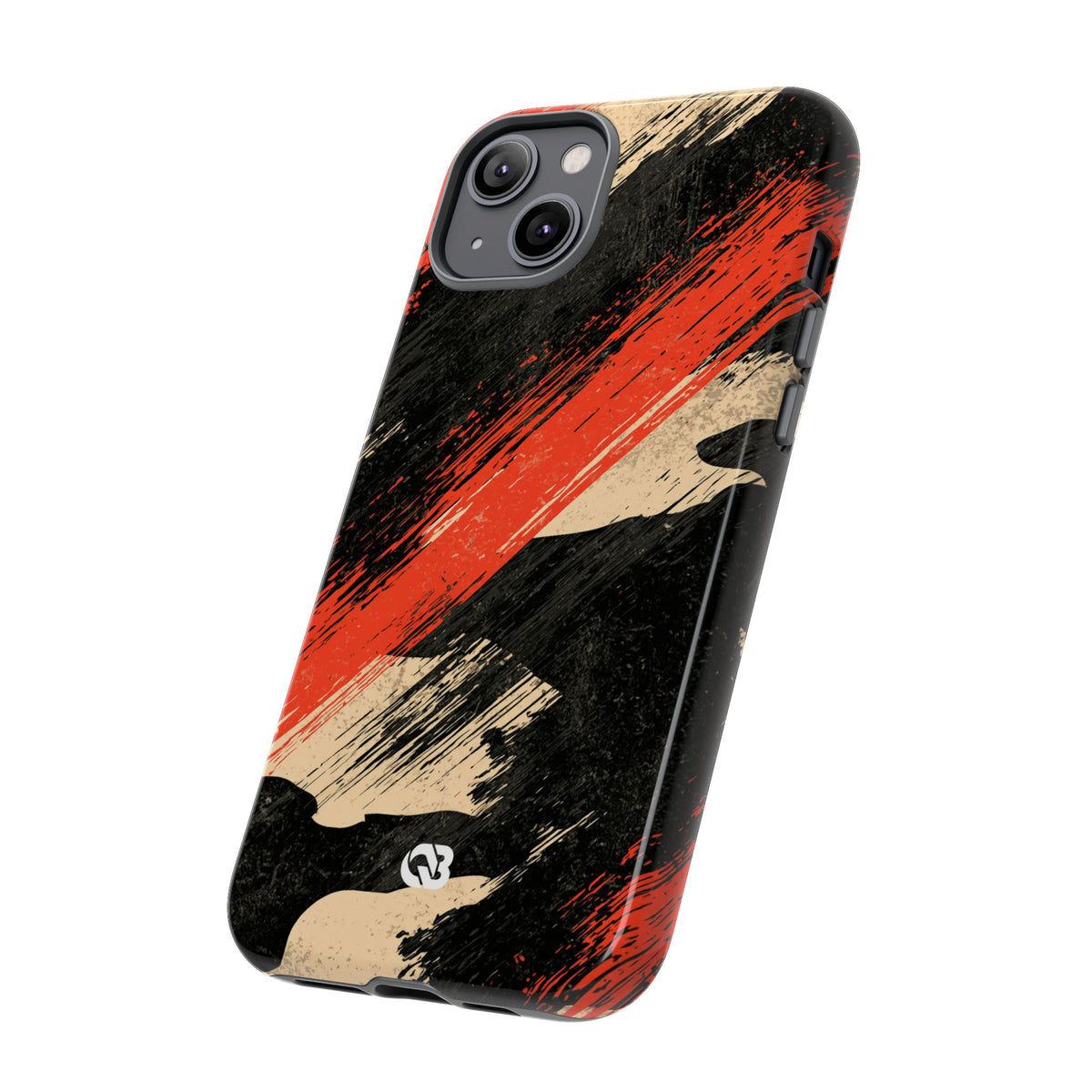 Urban Slash Camo · Tough Phone Case for iPhone · Black