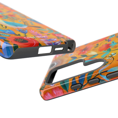 Colorful Birds Bloom Samsung S25 Ultra Case - Tough