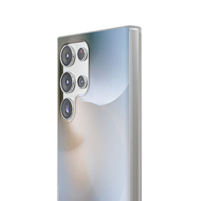 White Lite Phone Case for Samsung - Frosted Ribbed Sphere
