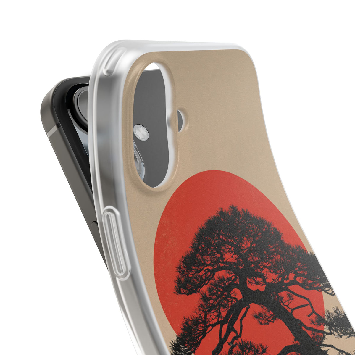 Crimson Pine Solitude · Lite Phone Case for iPhone ·  Beige
