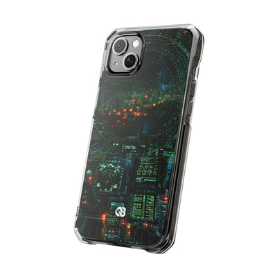Tactical Avionics HUD · Clear Impact Magnetic Phone Case for iPhone · Green