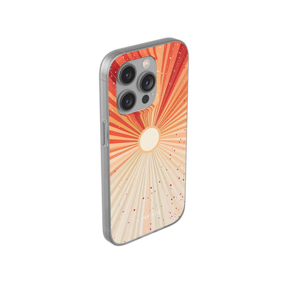 Solar Bloom iPhone 14 Pro Cover - Blød