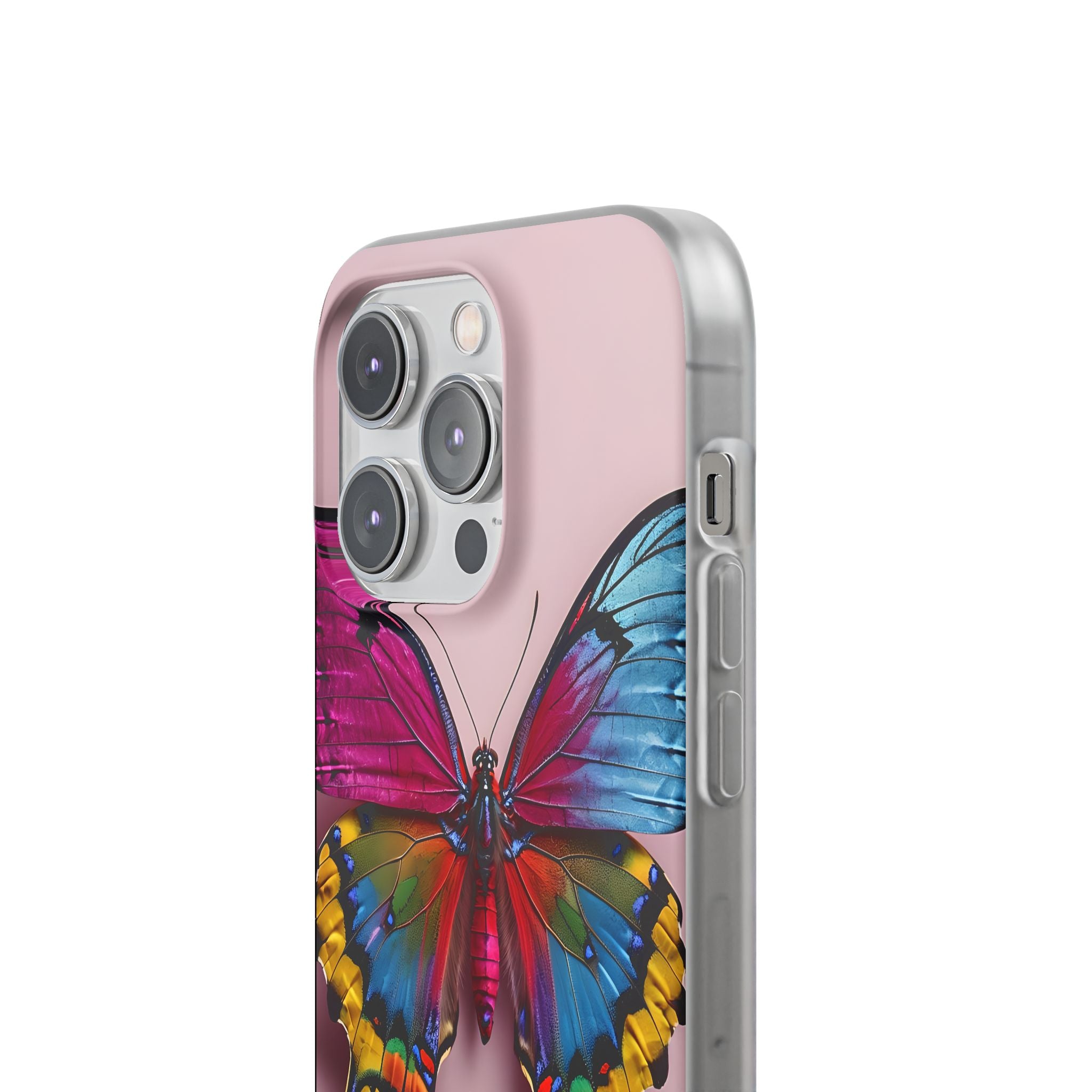 Vivid Butterfly iPhone 14 Pro Case - Soft