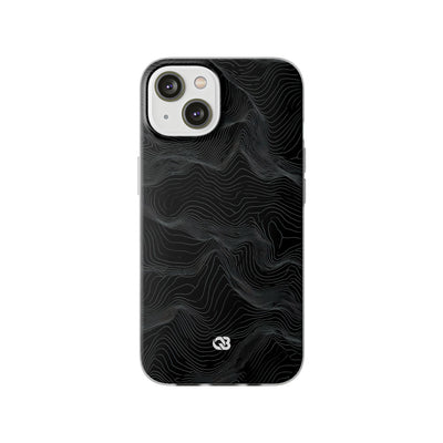 Obsidian Contour Elevation · Lite Phone Case for iPhone ·  Black
