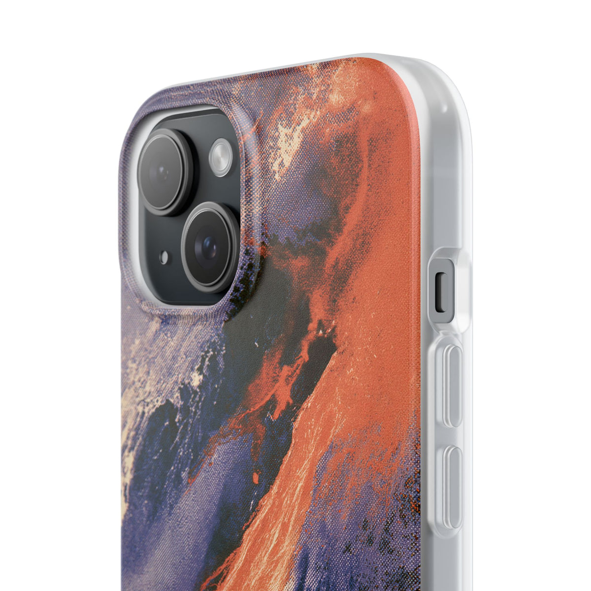 Solar Aura Drift · Lite Phone Case for iPhone ·  Orange
