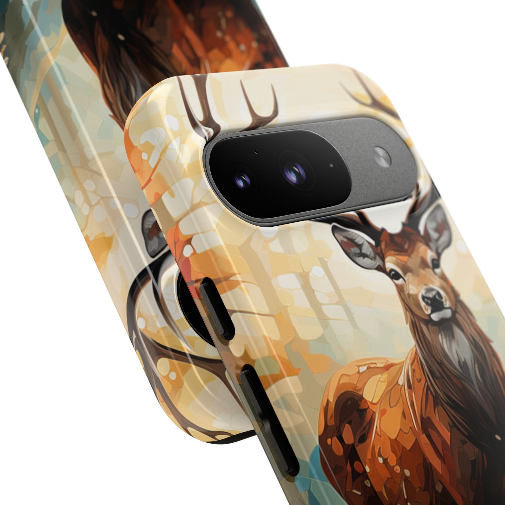 Glowing Stag Google Pixel 9 Case - Tough - CASE•BOB