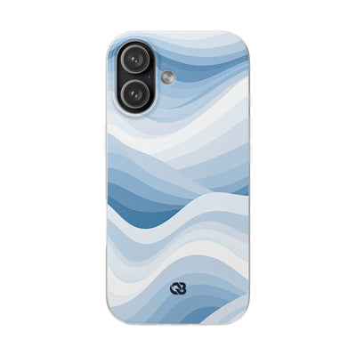 Blue Lite Phone Case for iPhone - Glacial Indigo Flow