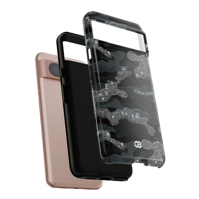 Glitter Shadow Camo · Tough Phone Case for Pixel ·  Black