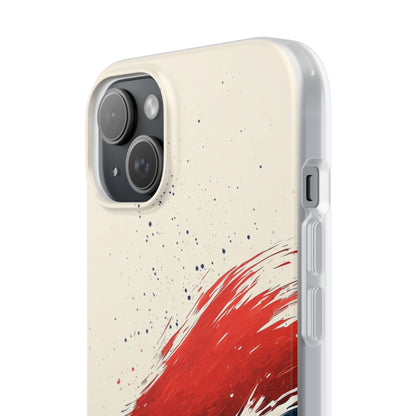 Red Surge iPhone 15 Plus Case - Soft