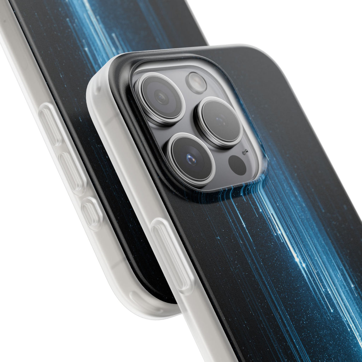 Nocturnal Cascade · Lite Phone Case for iPhone ·  Black
