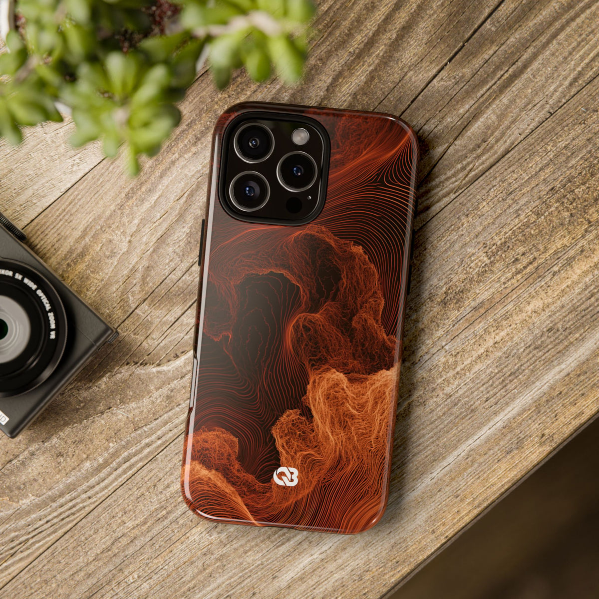 Amber Filament · Tough Phone Case for iPhone · Orange