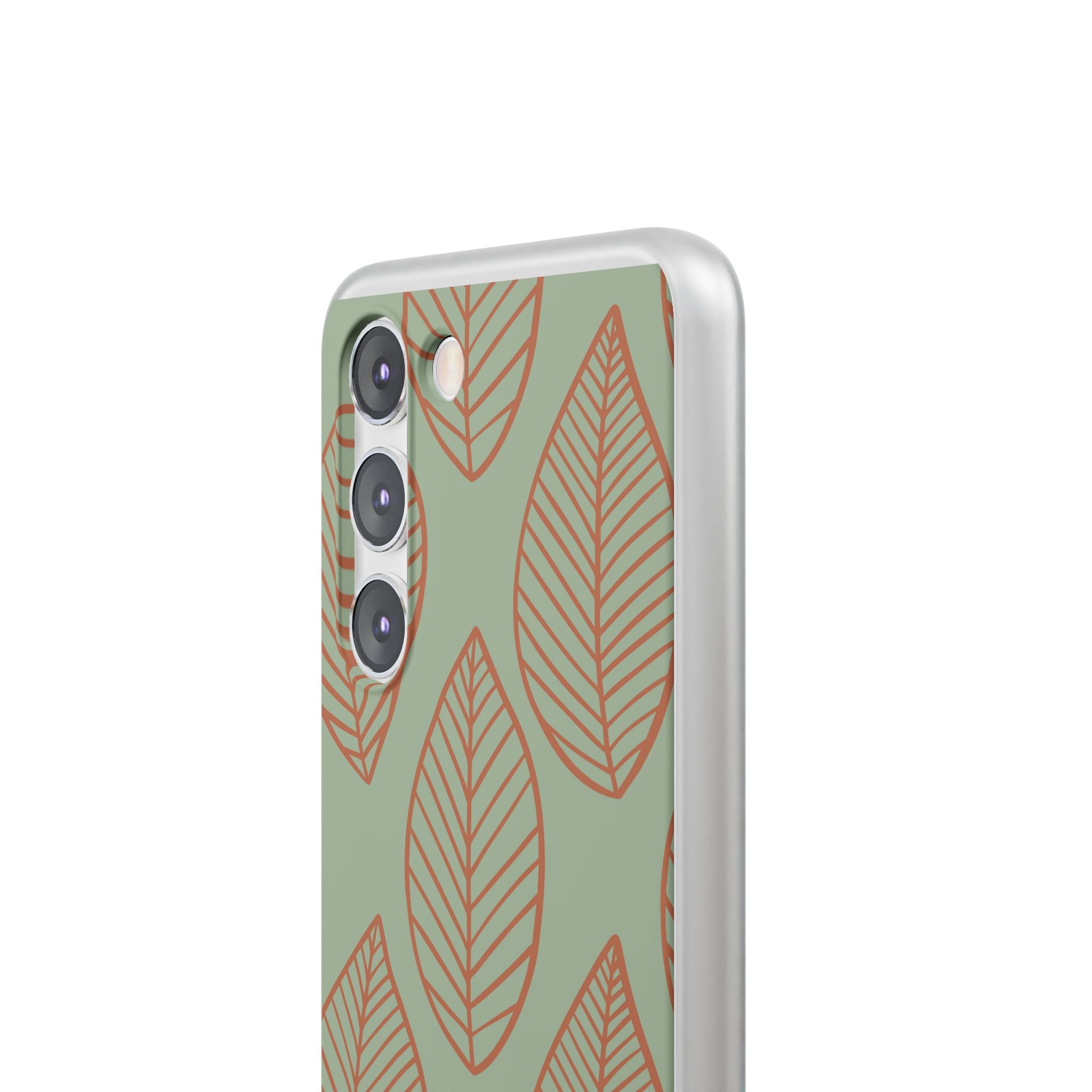 Sage Earth Leaves · Soft Phone Case for Samsung