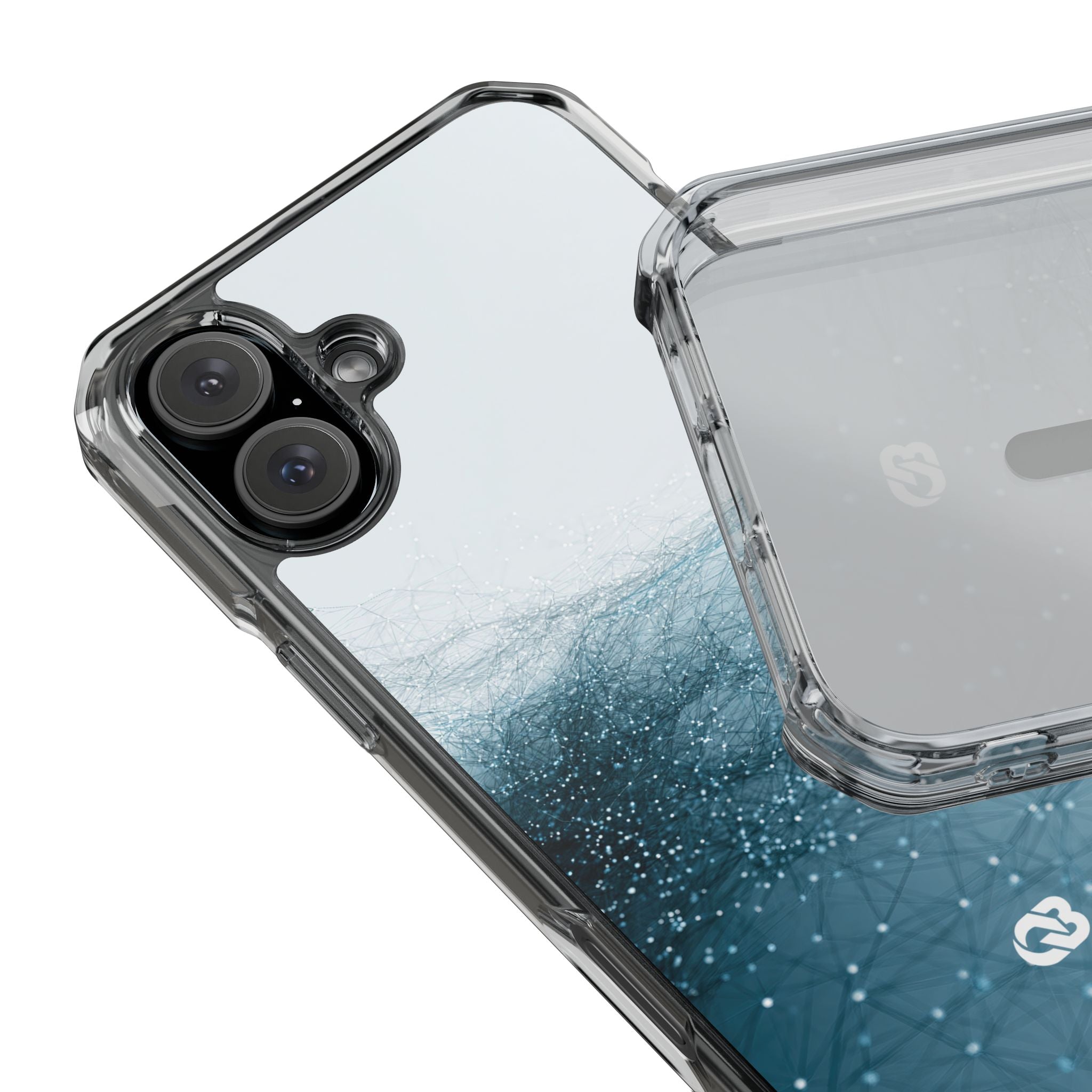 Teal Impact MagSafe Phone Case for iPhone - Arctic Pulse Mesh