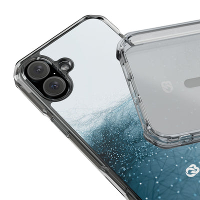 Teal Impact MagSafe Phone Case for iPhone - Arctic Pulse Mesh