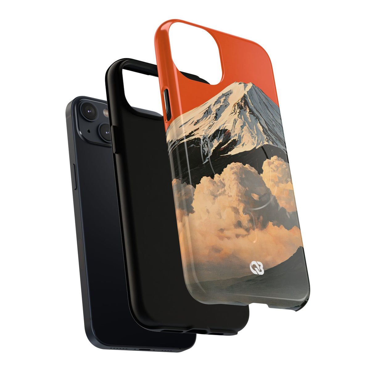 Sacred Peak Fuji · Tough 2.0 Magnetic Phone Case for iPhone · Orange