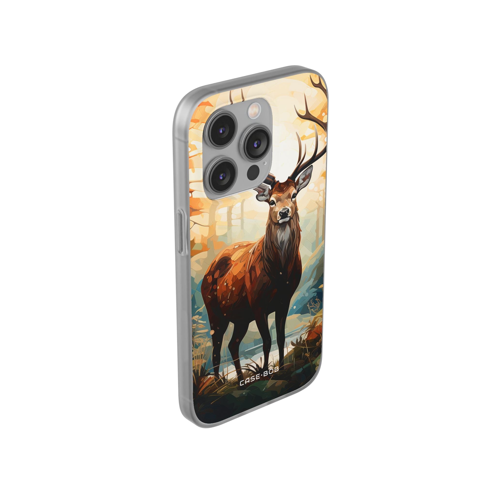 Glowing Stag iPhone 14 Pro Case - Soft - CASE•BOB