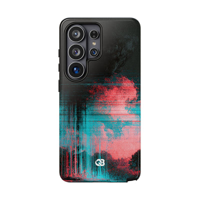 Digital Signal Drift · Tough Phone Case for Samsung · Black