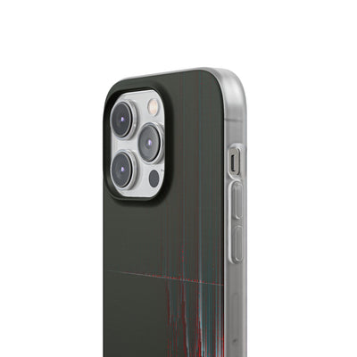 Black Lite Phone Case for iPhone - Corrupted Data Stream