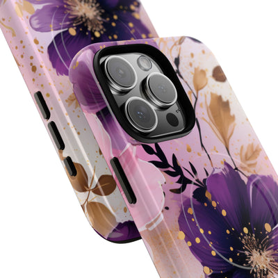 Gilded Violet Bloom · Tough+ Phone Case for iPhone · Magsafe