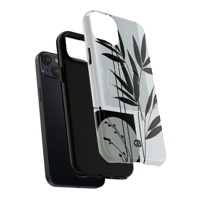 Grey Tough 2.0 Magsafe Phone Case for iPhone - Sage Bamboo Noir